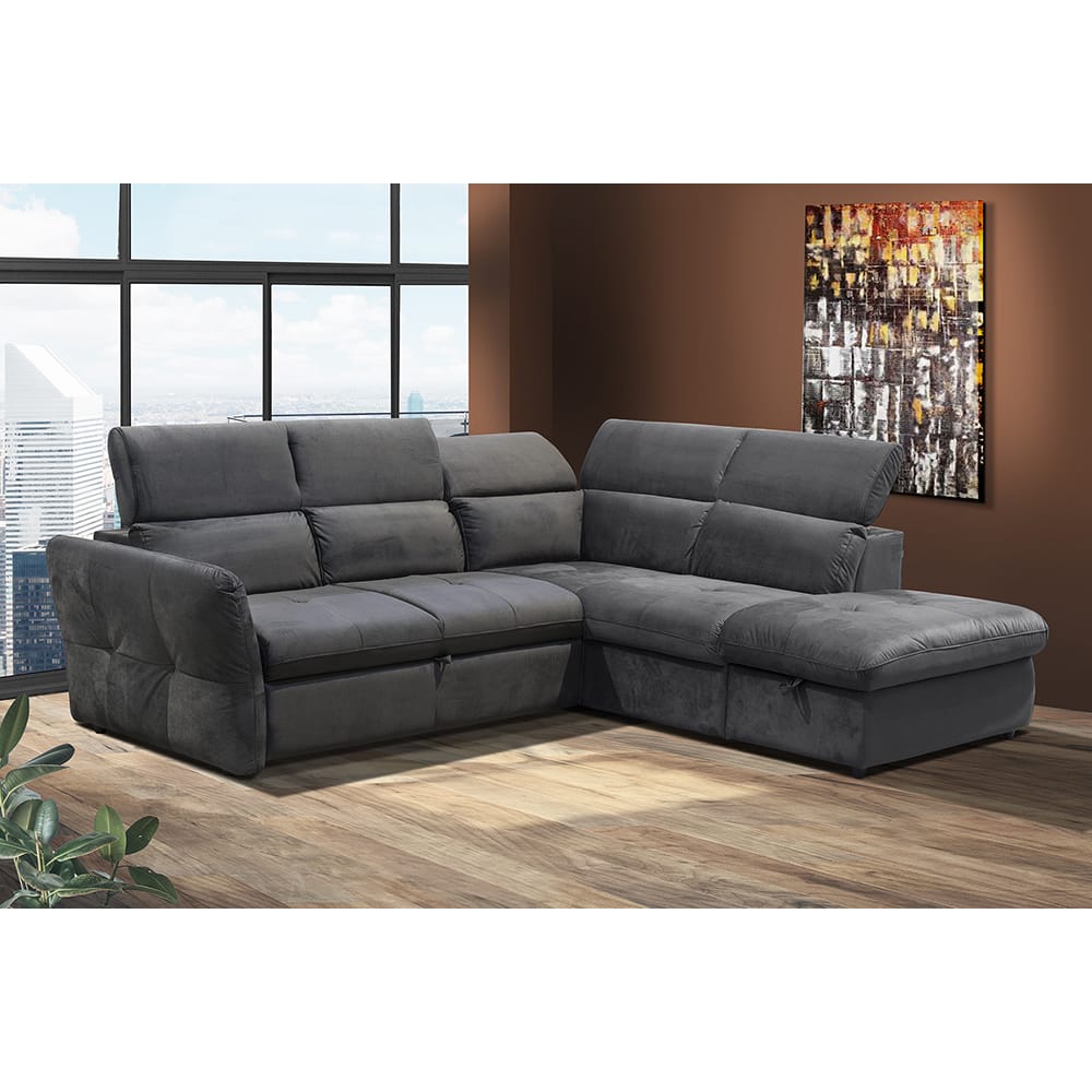 MONSERAT ΚΑΝΑΠΕΣ ΚΡΕΒΑΤΙ ΓΩΝΙΑ ΔΕΞΙΑ ΑΝΘΡΑΚΙ 254x224x90