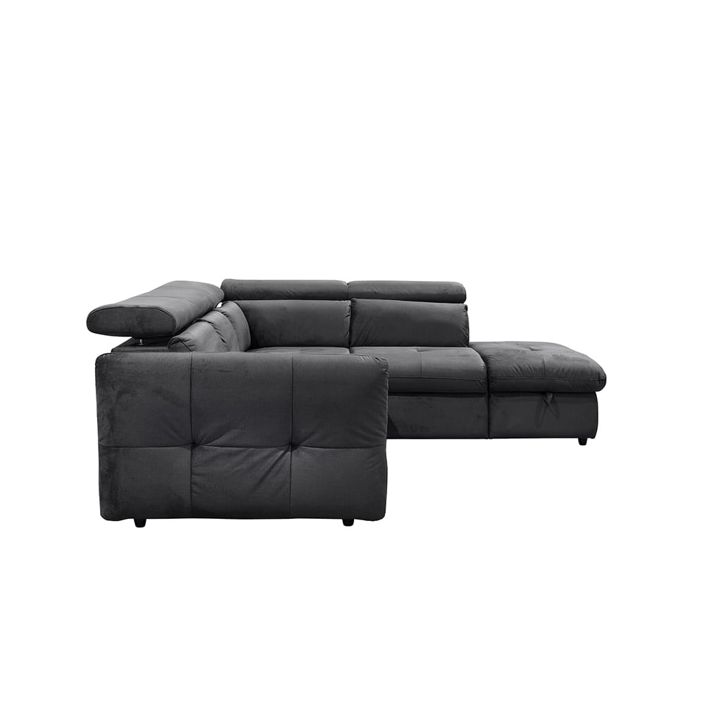 MONSERAT ΚΑΝΑΠΕΣ ΚΡΕΒΑΤΙ ΓΩΝΙΑ ΔΕΞΙΑ ΑΝΘΡΑΚΙ 254x224x90