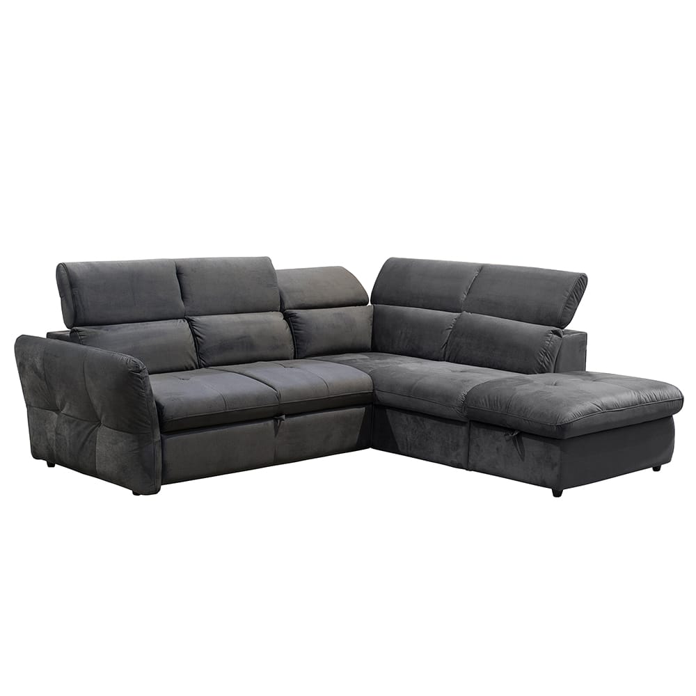 MONSERAT ΚΑΝΑΠΕΣ ΚΡΕΒΑΤΙ ΓΩΝΙΑ ΔΕΞΙΑ ΑΝΘΡΑΚΙ 254x224x90