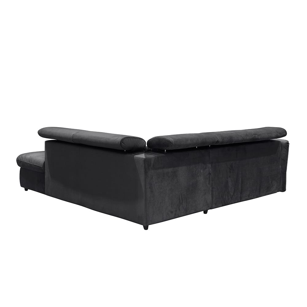 MONSERAT ΚΑΝΑΠΕΣ ΚΡΕΒΑΤΙ ΓΩΝΙΑ ΔΕΞΙΑ ΑΝΘΡΑΚΙ 254x224x90