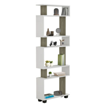 bibliothiki-melaminis-olive-grey-leyko-6