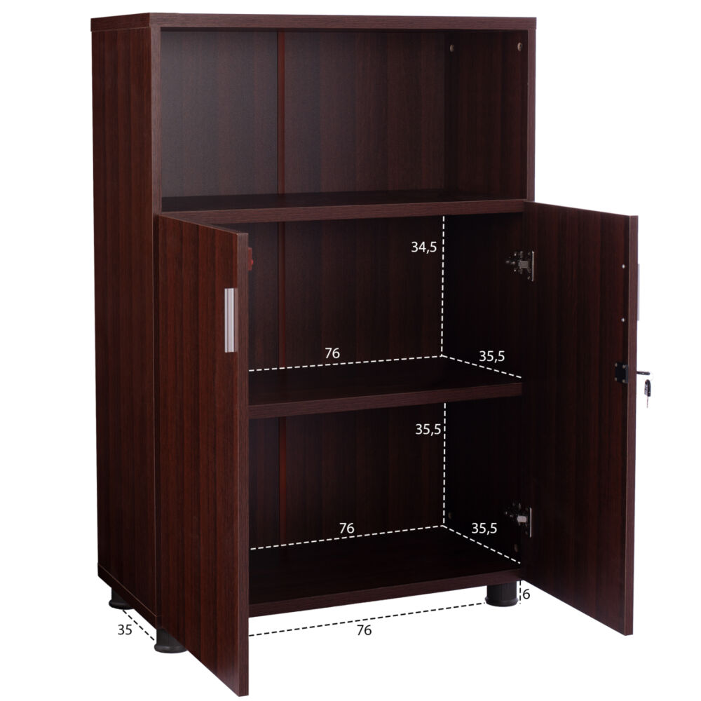 ΝΤΟΥΛΑΠΙ ΓΡΑΦΕΙΟΥ ΕΠΑΓΓΕΛΜΑΤΙΚΟ FB92058.12 WENGE 80x38x118,5
