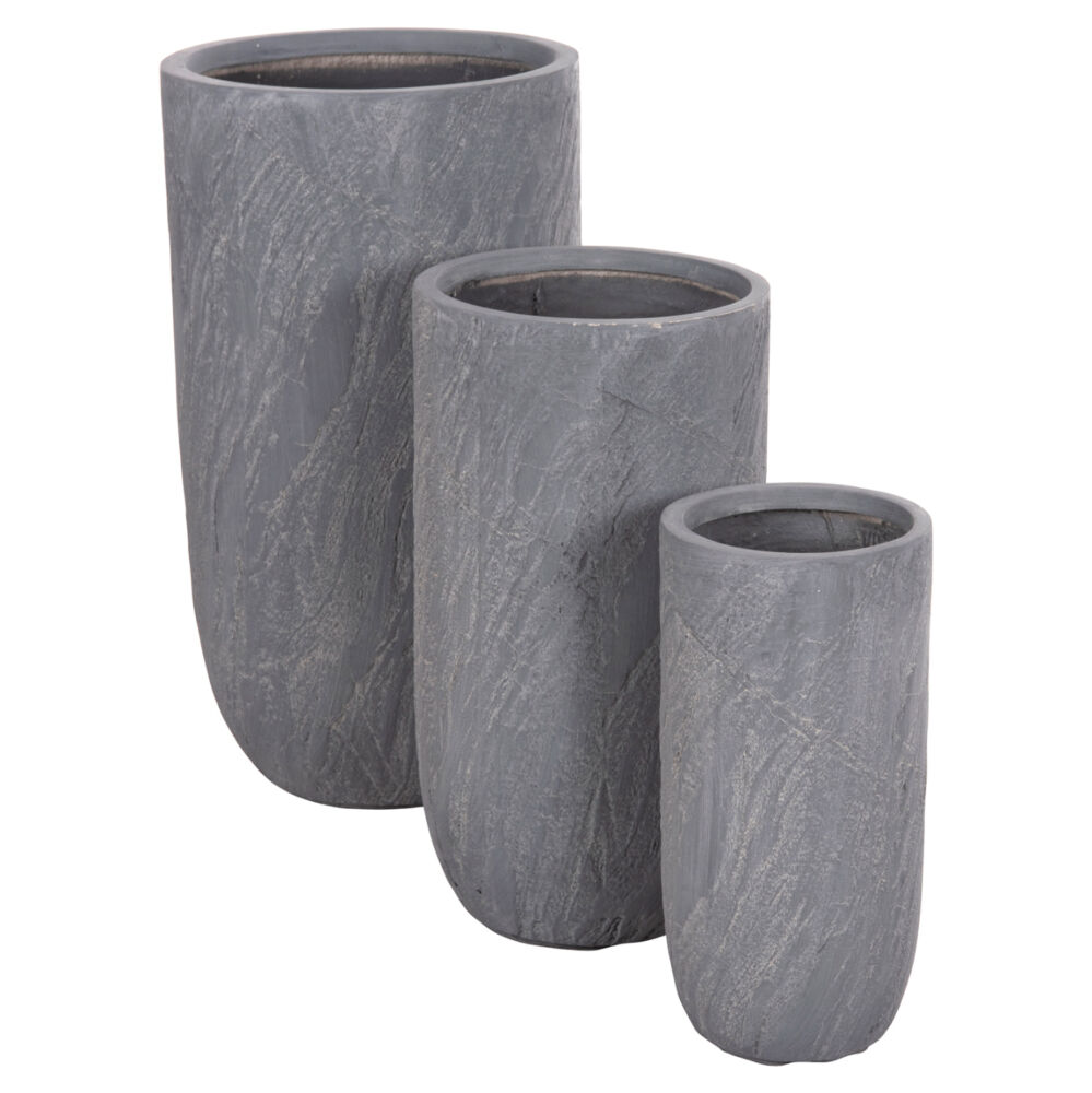 ΣΕΤ 3ΤΜΧ ΓΛΑΣΤΡΕΣ ΚΥΛΙΝΔΡΟΙ FB94720 FIBERCLAY-ΧΡΩΜΑ CEMENT Φ44x79Υεκ