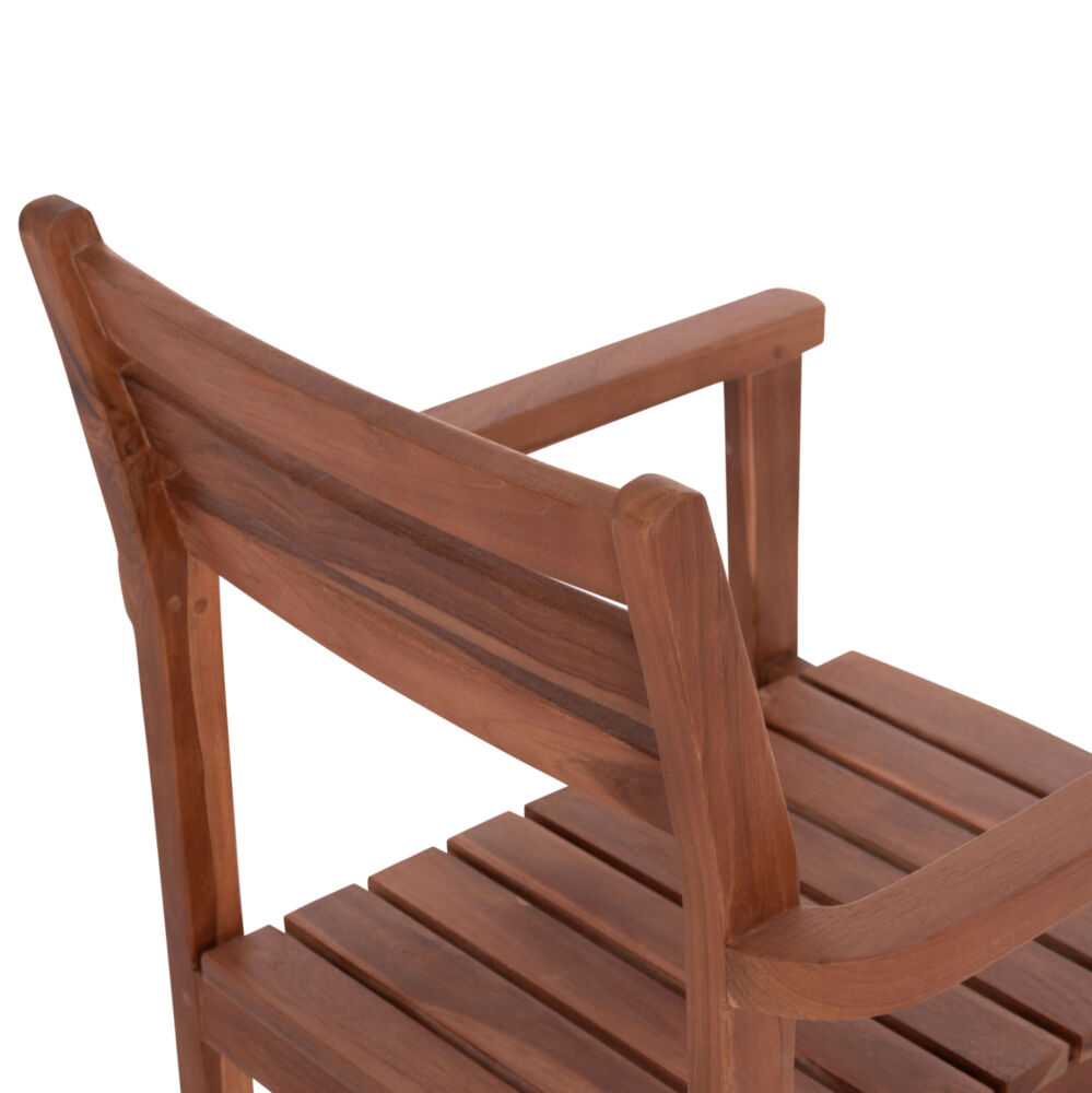 ΠΟΛΥΘΡΟΝΑ FB96358 ΞΥΛΟ TEAK ΣΕ ΦΥΣΙΚΟ--58x58,5x88Υεκ.