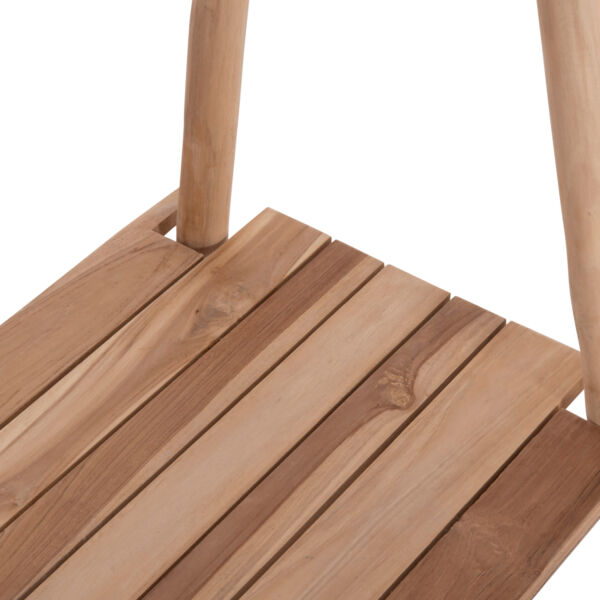 ΕΠΙΠΛΟ ΕΙΣΟΔΟΥ FB99911 ΚΛΑΔΙΑ ΞΥΛΟΥ TEAK-ΦΥΣΙΚΟ 130,5x53x152Υεκ.