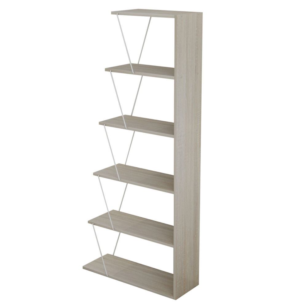 ΒΙΒΛΙΟΘΗΚΗ ΜΕΛΑΜΙΝΗΣ SONOMA ΛΕΥΚΟ FB92241.11 65x22-24x146Υεκ.