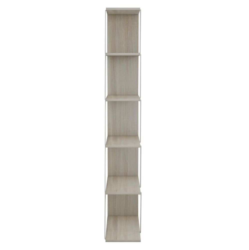 ΒΙΒΛΙΟΘΗΚΗ ΜΕΛΑΜΙΝΗΣ SONOMA ΛΕΥΚΟ FB92241.11 65x22-24x146Υεκ.