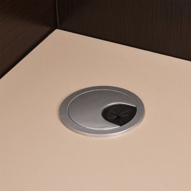 ΓΡΑΦΕΙΟ ΥΠΟΔΟΧΗΣ FB92068.01 ΜΕΛΑΜΙΝΗ ΣΕ WENGE-ΜΠΕΖ 240x80x106Υεκ.