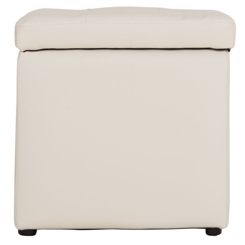 ΣΚΑΜΠΟ FB9224.02 PU ΜΕ ΑΠΟΘΗΚΕΥΤΙΚΟ ΧΩΡΟ- ΛΕΥΚΟ 38x38x36,5Υεκ.