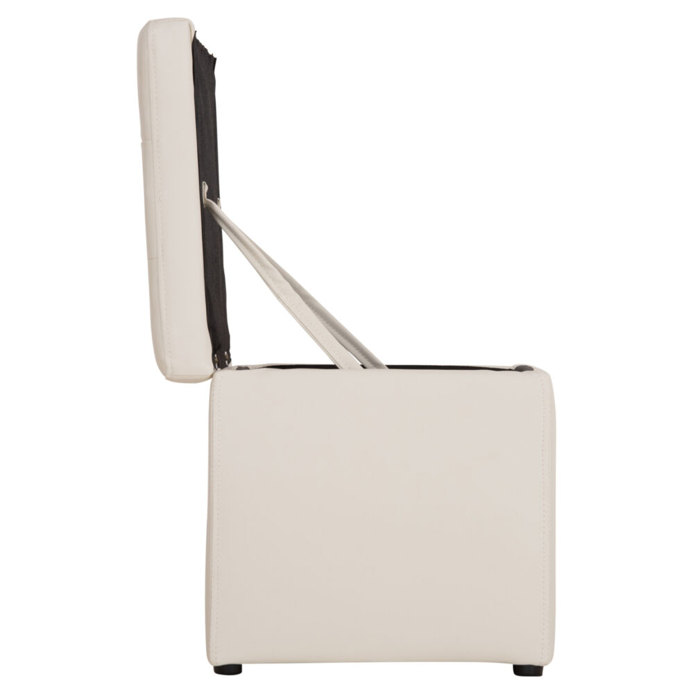 ΣΚΑΜΠΟ FB9224.02 PU ΜΕ ΑΠΟΘΗΚΕΥΤΙΚΟ ΧΩΡΟ- ΛΕΥΚΟ 38x38x36,5Υεκ.