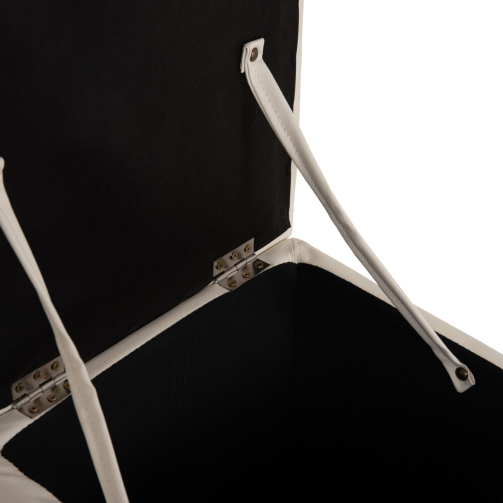 ΣΚΑΜΠΟ FB9224.02 PU ΜΕ ΑΠΟΘΗΚΕΥΤΙΚΟ ΧΩΡΟ- ΛΕΥΚΟ 38x38x36,5Υεκ.