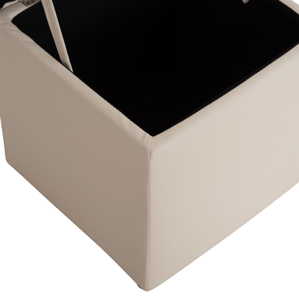 ΣΚΑΜΠΟ FB9224.02 PU ΜΕ ΑΠΟΘΗΚΕΥΤΙΚΟ ΧΩΡΟ- ΛΕΥΚΟ 38x38x36,5Υεκ.