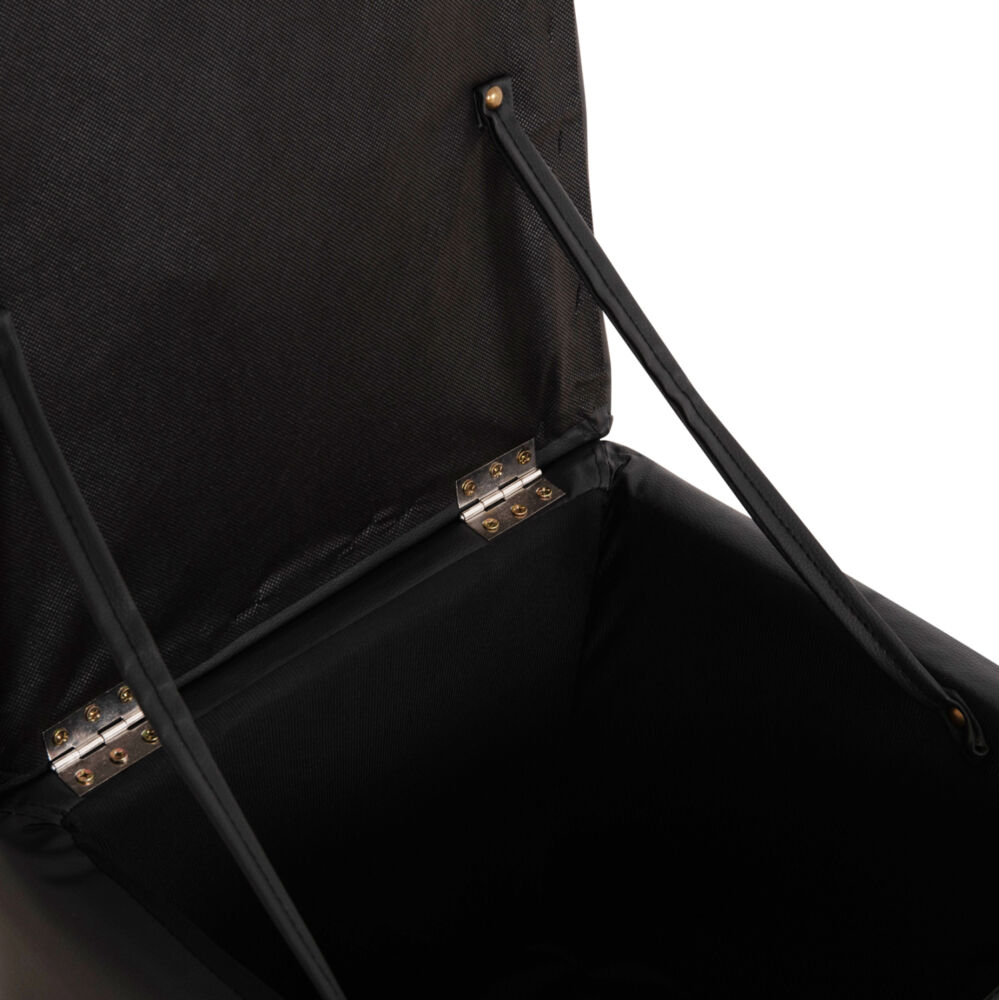 ΣΚΑΜΠΩ ΜΕ ΑΠΟΘΗΚΕΥΤΙΚΟ ΧΩΡΟ PU ΜΑΥΡΟ FB9224.01 38x38x36.5Υεκ.