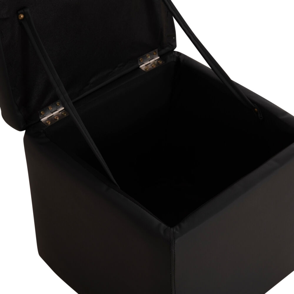 ΣΚΑΜΠΩ ΜΕ ΑΠΟΘΗΚΕΥΤΙΚΟ ΧΩΡΟ PU ΜΑΥΡΟ FB9224.01 38x38x36.5Υεκ.