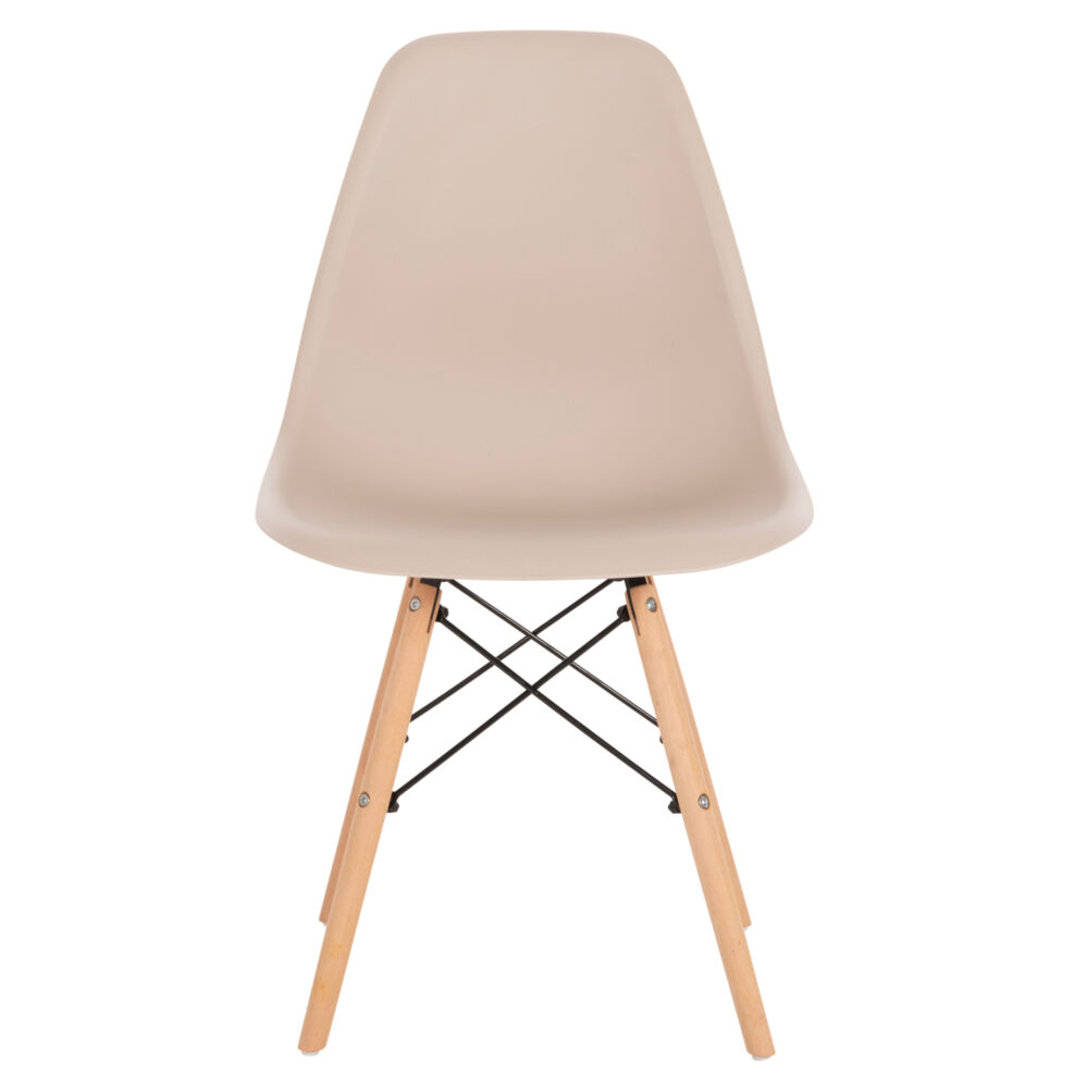 ΚΑΡΕΚΛΑ FB98460.25 ΜΕ ΞΥΛΙΝΑ ΠΟΔΙΑ ΚΑΙ ΚΑΘΙΣΜΑ PP-ΚΑΠΟΥΤΣΙΝΟ 46x50x82Υεκ.