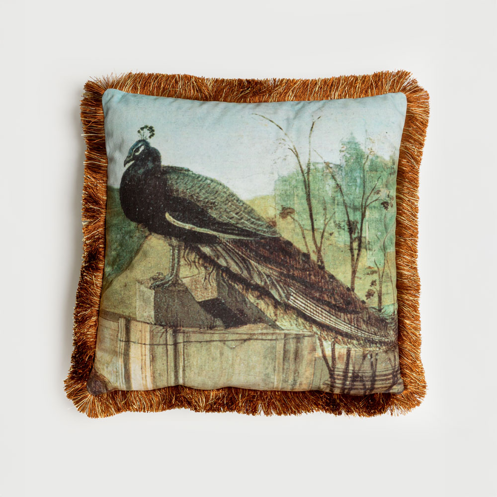 PAVONE ΔΙΑΚΟΣΜΗΤΙΚΟ ΜΑΞΙΛΑΡΙ 45x45cm ΥΦΑΣΜΑ ΠΟΛΥΧΡΩΜΟ POLYESTER