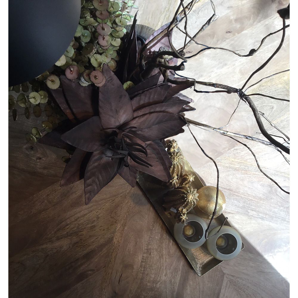 BROWN 2 ΛΟΥΛΟΥΔΙ ΤΕΧΝΗΤΟ 76cm EVA FOAM ΚΑΦΕ