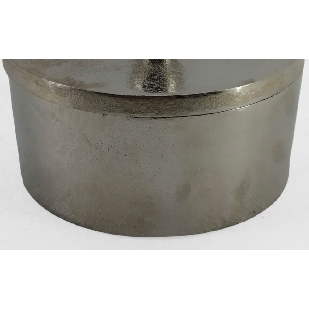 BOITE ΚΟΥΤΙ ΑΠΟΘΗΚΕΥΣΗΣ 14x14x10cm ΑΛΟΥΜΙΝΙΟ ΑΣΗΜΙ