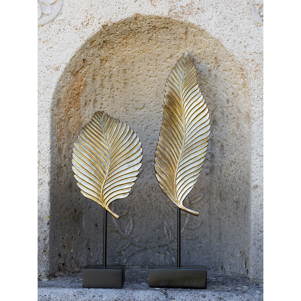 UMI ΔΙΑΚΟΣΜΗΤΙΚΟ TOTEM 13x9x57cm POLYRESIN ΧΡΥΣΟ ΜΑΥΡΟ ΜΕΤΑΛΛΟ