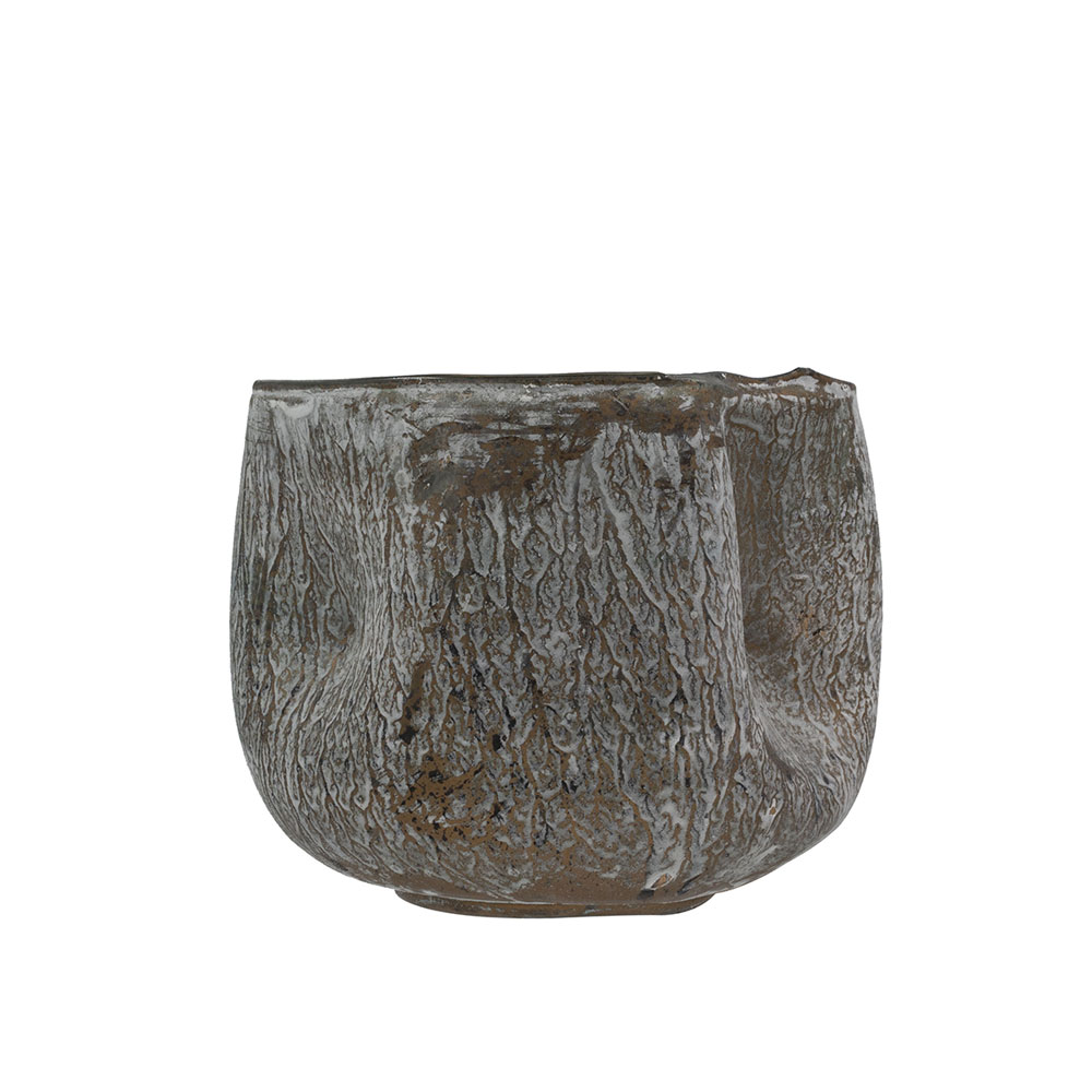 ZEOLITH ΒΑΣΗ ΡΕΣΩ 15x15x13cm ΓΥΑΛΙ ΜΕΛΙ ΧΡΥΣΟ