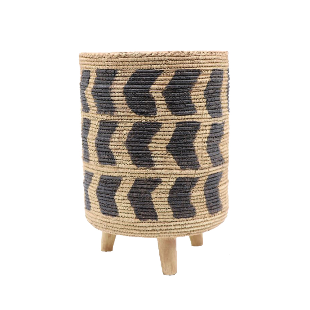 INKA ΚΑΣΠΩ 19x19x27cm POLYRESIN ΦΥΣΙΚΟ ΜΑΥΡΟ