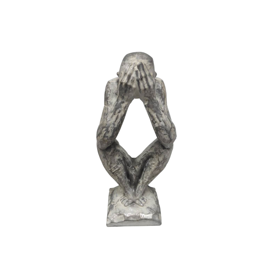 PENSEI 3 ΔΙΑΚΟΣΜΗΤΙΚΗ ΦΙΓΟΥΡΑ 9x8x21cm POLYRESIN ΑΣΗΜΙ