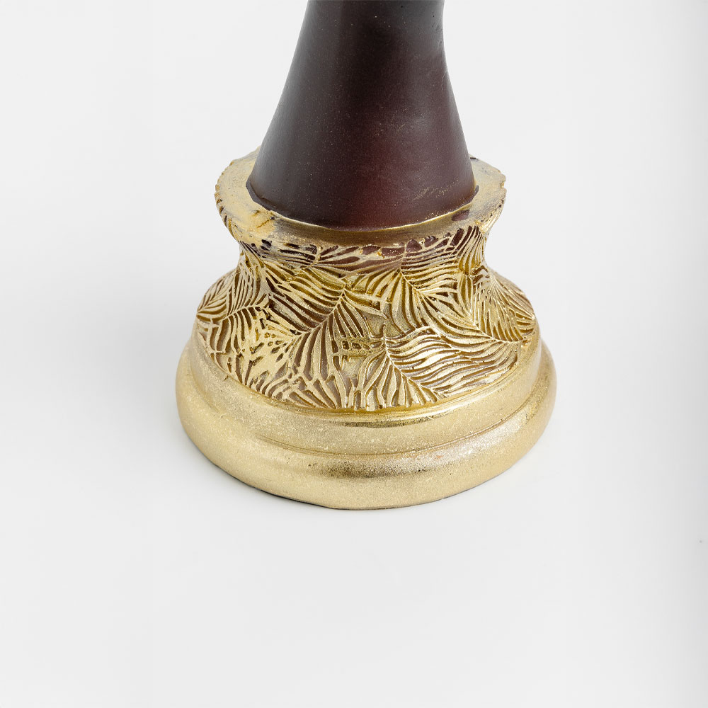ABENI 1 ΔΙΑΚΟΣΜΗΤΙΚΗ ΦΙΓΟΥΡΑ 15x7x29cm POLYRESIN ΜΑΥΡΟ ΧΡΥΣΟ