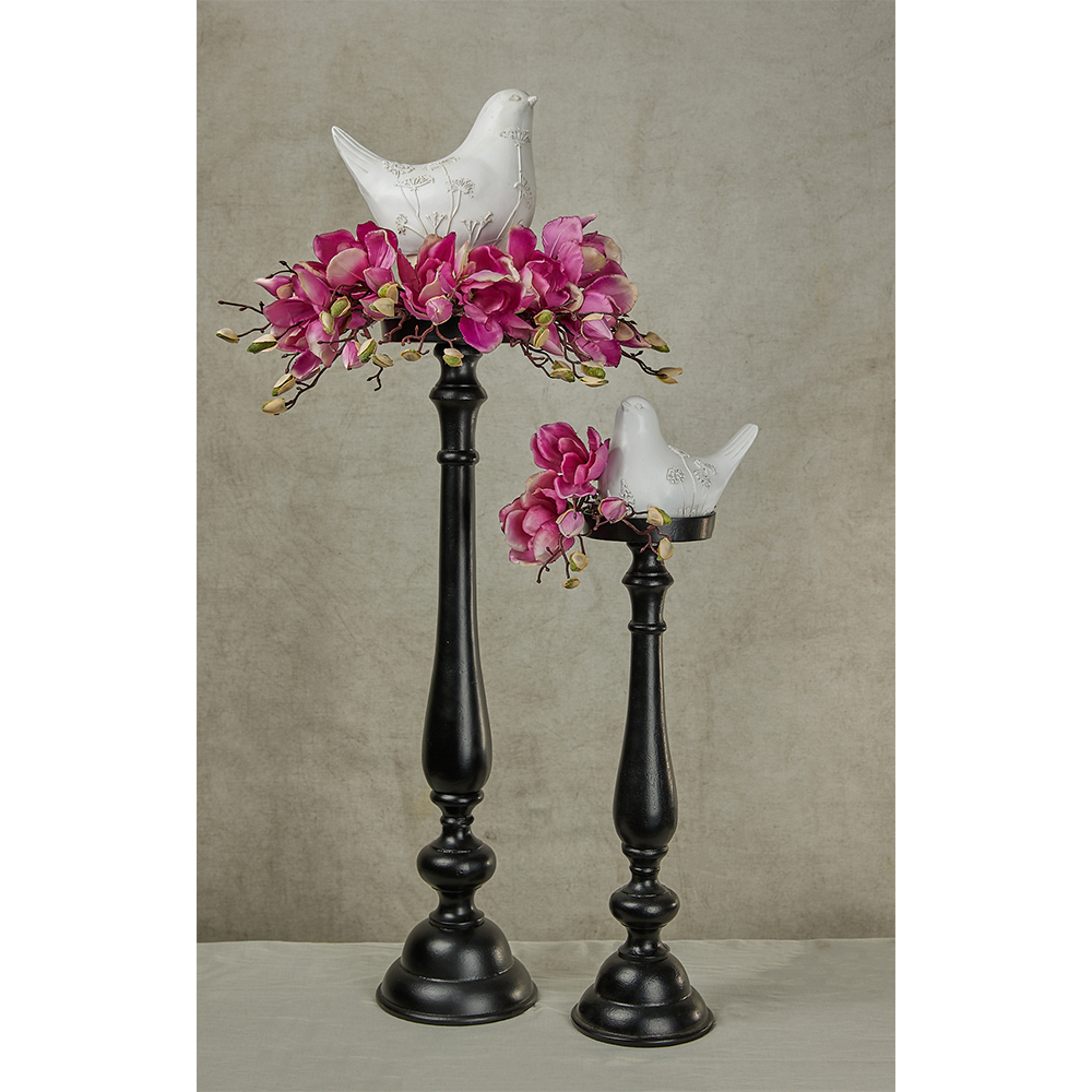 CALIS ΔΙΑΚΟΣΜΗΤΙΚΟ ΠΟΥΛΙ 22x13x17cm POLYRESIN ΛΕΥΚΟ ΜΠΕΖ