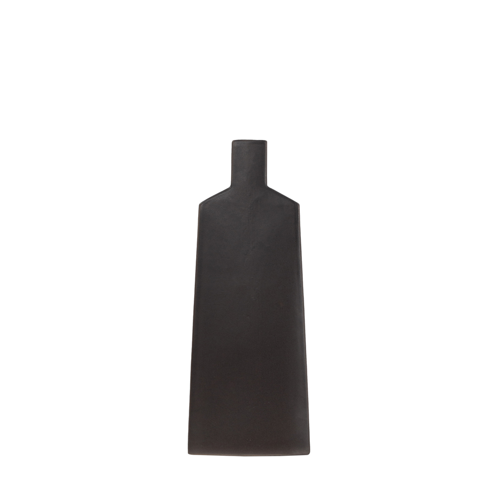 LUI ΒΑΖΟ 11x4x33cm ΚΕΡΑΜΙΚΟ ΑΝΘΡΑΚΙ ΜΑΤ