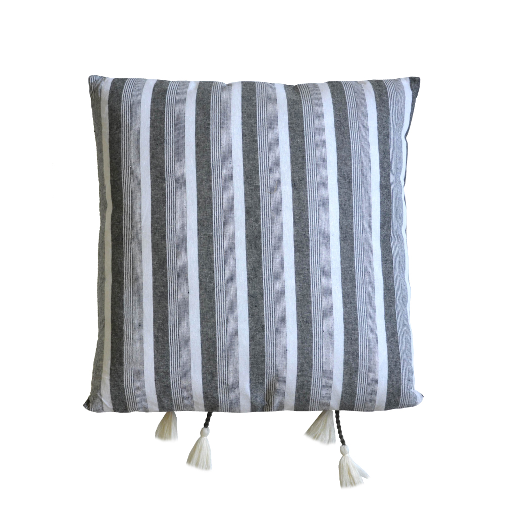 SABLE 6 ΔΙΑΚΟΣΜΗΤΙΚΟ ΜΑΞΙΛΑΡΙ 50x50cm ΒΑΜΒΑΚΙ ΓΚΡΙ