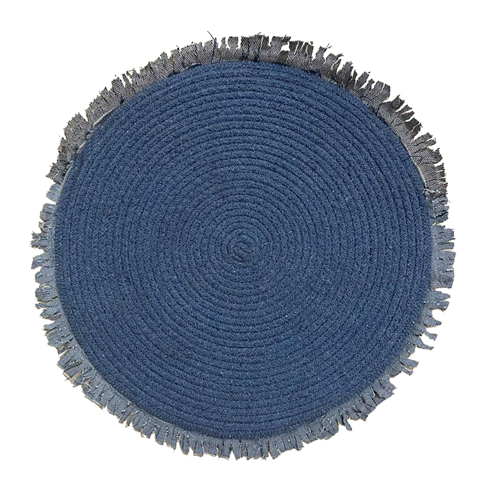 REEF ΣΟΥΠΛΑ 30x30cm ΒΑΜΒΑΚΙ ΜΠΛΕ POLYESTER
