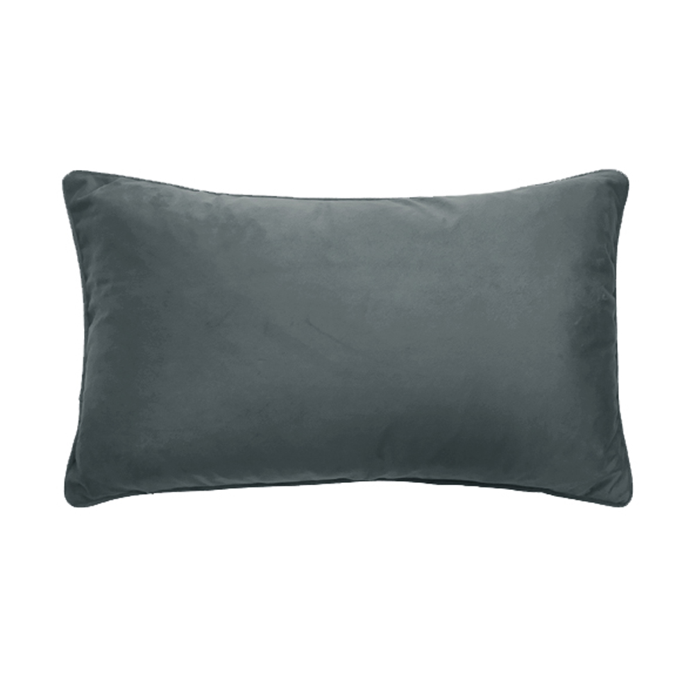 CREYR ΔΙΑΚΟΣΜΗΤΙΚΟ ΜΑΞΙΛΑΡΙ 30x50cm ΒΕΛΟΥΔΟ ΓΚΡΙ ΧΡΥΣΟ
