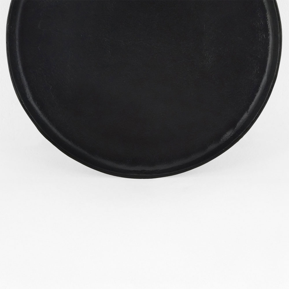LUNA ΔΙΣΚΟΣ ΔΙΑΚΟΣΜΗΣΗΣ 36x36x2cm ΑΛΟΥΜΙΝΙΟ ΜΑΥΡΟ