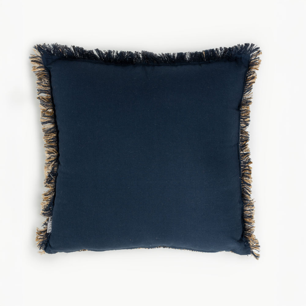 BLUING A ΔΙΑΚΟΣΜΗΤΙΚΟ ΜΑΞΙΛΑΡΙ 50x50cm ΒΑΜΒΑΚΙ ΜΠΛΕ ΜΠΕΖ ΒΙΣΚΟΖΗ