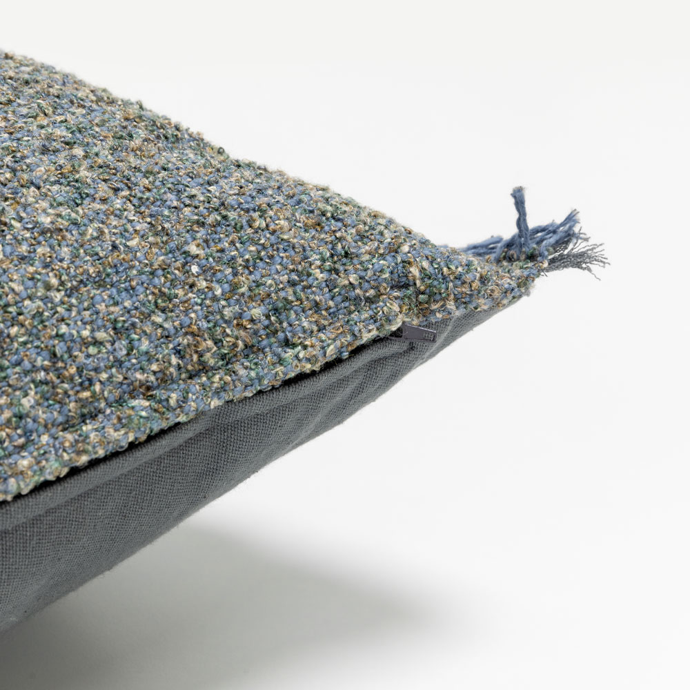 BLUING C ΔΙΑΚΟΣΜΗΤΙΚΟ ΜΑΞΙΛΑΡΙ 50x50cm ΒΑΜΒΑΚΙ ΜΠΛΕ ΒΙΣΚΟΖΗ