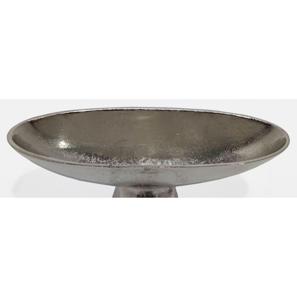 MENDO ΜΠΩΛ ΜΕ ΠΟΔΙ 36x12x15cm ΑΛΟΥΜΙΝΙΟ SILVER NICKEL