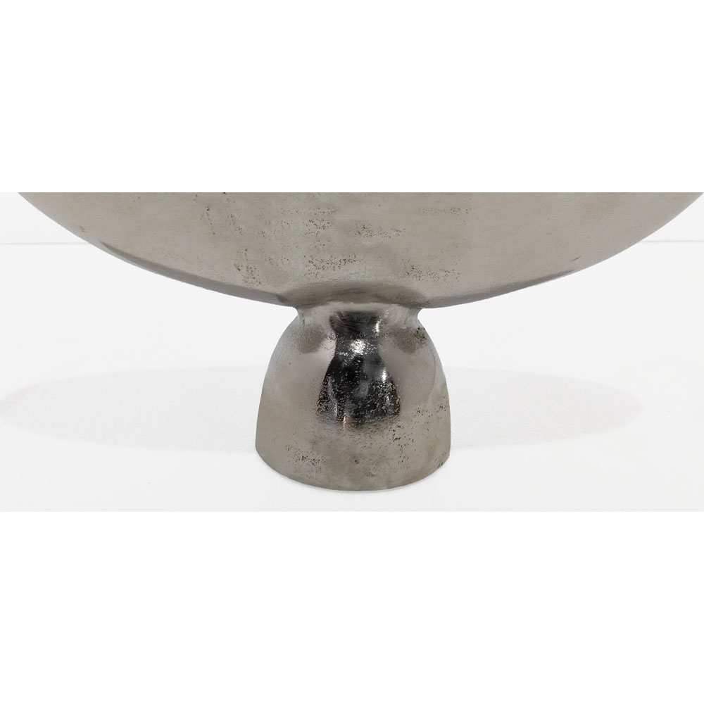 MENDO ΜΠΩΛ ΜΕ ΠΟΔΙ 36x12x15cm ΑΛΟΥΜΙΝΙΟ SILVER NICKEL