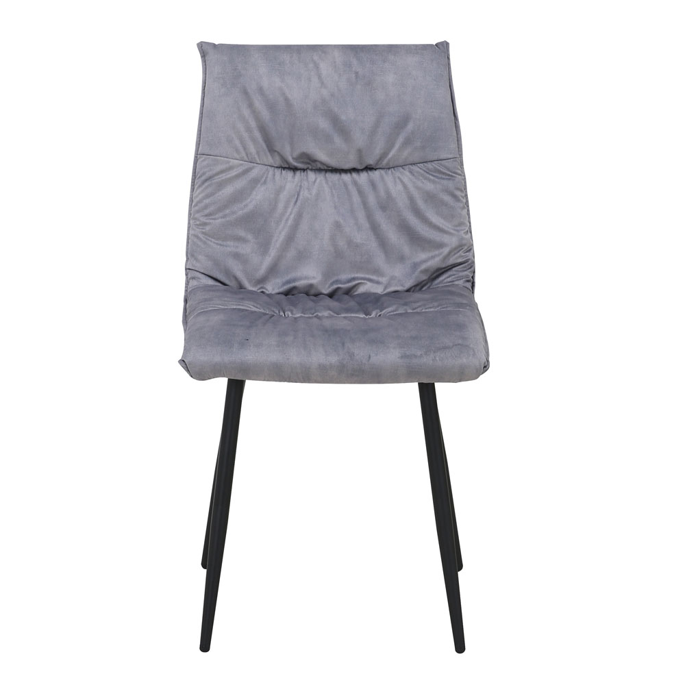 LINEA ΚΑΡΕΚΛΑ ΓΚΡΙ SILVER ΜΑΥΡΟ 47x55x86cm