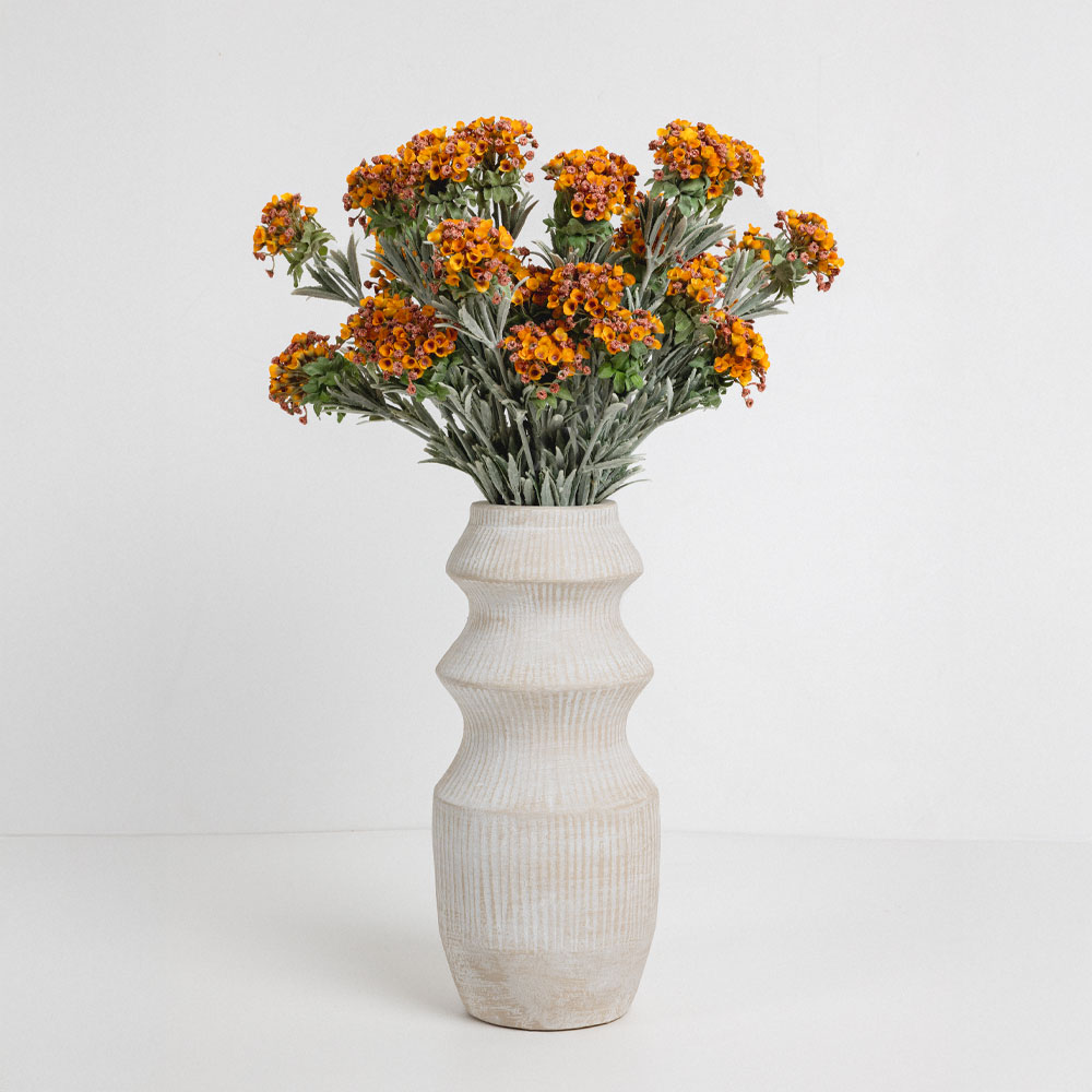 SWEET ALYSSUM ΛΟΥΛΟΥΔΙ ΤΕΧΝΗΤΟ 78cm POLYESTER ΠΟΡΤΟΚΑΛΙ ΠΡΑΣΙΝΟ