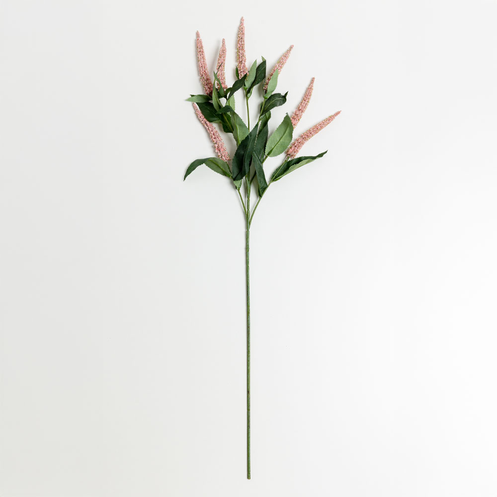 SALVIA ΚΛΑΔΙ ΤΕΧΝΗΤΟ 83cm POLYESTER ΡΟΖ ΠΡΑΣΙΝΟ