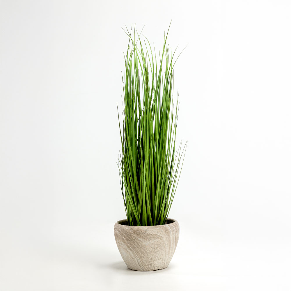 PURE GRASS ΦΥΤΟ ΤΕΧΝΗΤΟ ΣΕ ΓΛΑΣΤΡΑ 90cm PVC ΠΡΑΣΙΝΟ