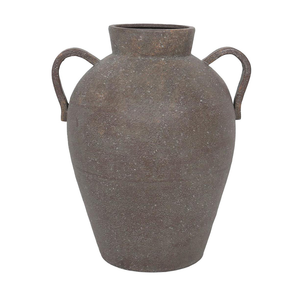 HYDRA ΒΑΖΟ 30x26x35cm ΜΕΤΑΛΛΟ ΓΚΡΙ