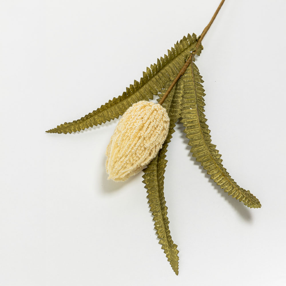 AROMA ESSENCE ΛΟΥΛΟΥΔΙ ΤΕΧΝΗΤΟ 64cm FOAM ΜΠΕΖ ΠΡΑΣΙΝΟ PVC
