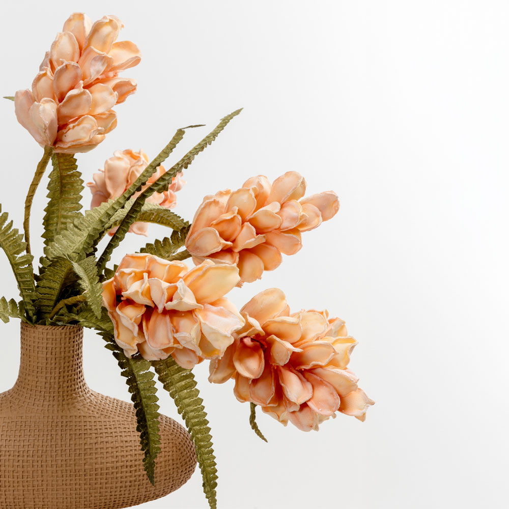 PETAL PARADISE ΛΟΥΛΟΥΔΙ ΤΕΧΝΗΤΟ 73cm FOAM ΡΟΖ ΠΡΑΣΙΝΟ