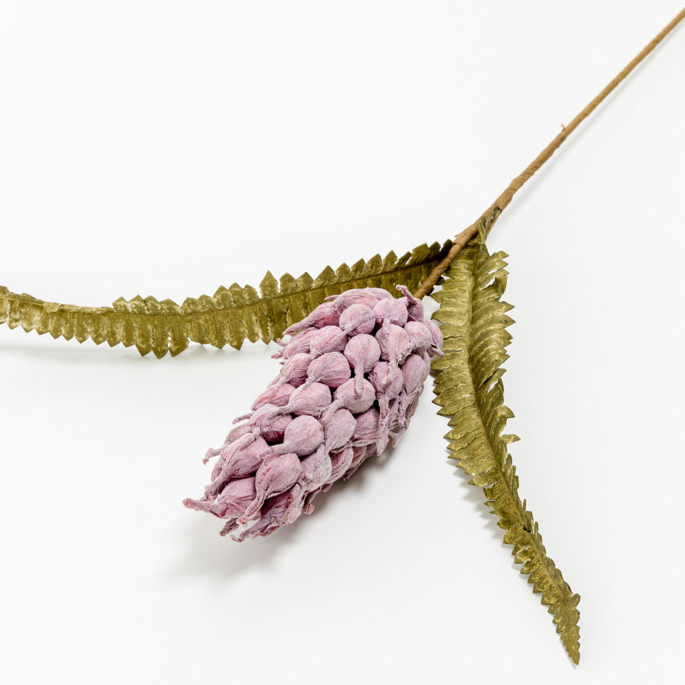SPRING SPLENDOR ΛΟΥΛΟΥΔΙ ΤΕΧΝΗΤΟ 75cm FOAM ΜΩΒ ΠΡΑΣΙΝΟ PVC