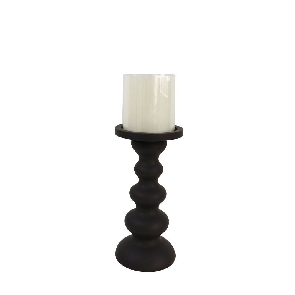ALISI ΔΙΑΚΟΣΜΗΤΙΚΟ ΚΗΡΟΠΗΓΙΟ 10x10x21cm POLYRESIN ΜΑΥΡΟ