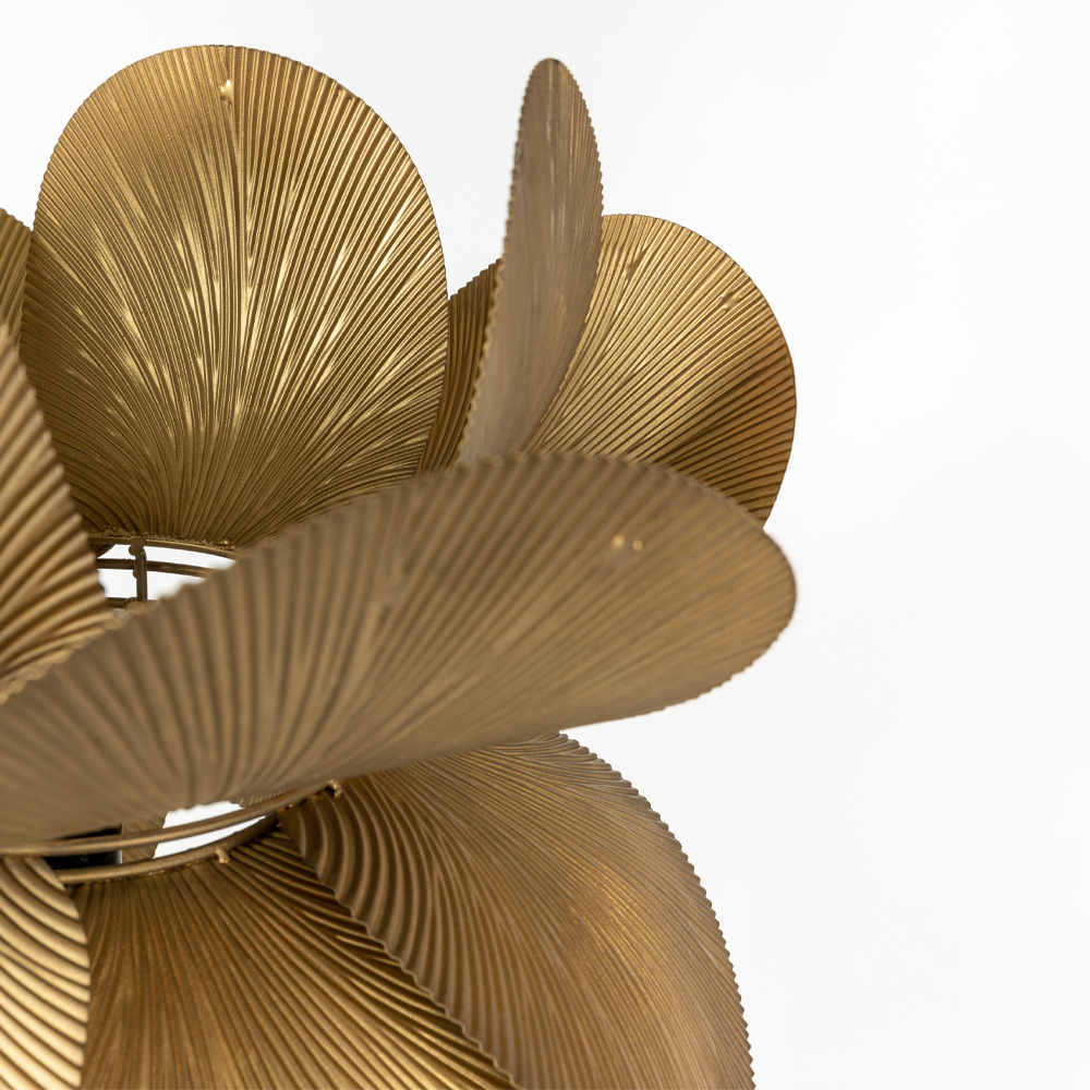 BLOSSOM ΦΩΤΙΣΤΙΚΟ ΕΠΙΔΑΠΕΔΙΟ 44x44x152cm ΜΕΤΑΛΛΟ BROWN GOLD