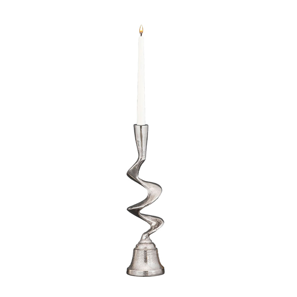 FLAMME ΚΗΡΟΠΗΓΙΟ 12x12x45cm ΑΛΟΥΜΙΝΙΟ ΑΣΗΜΙ