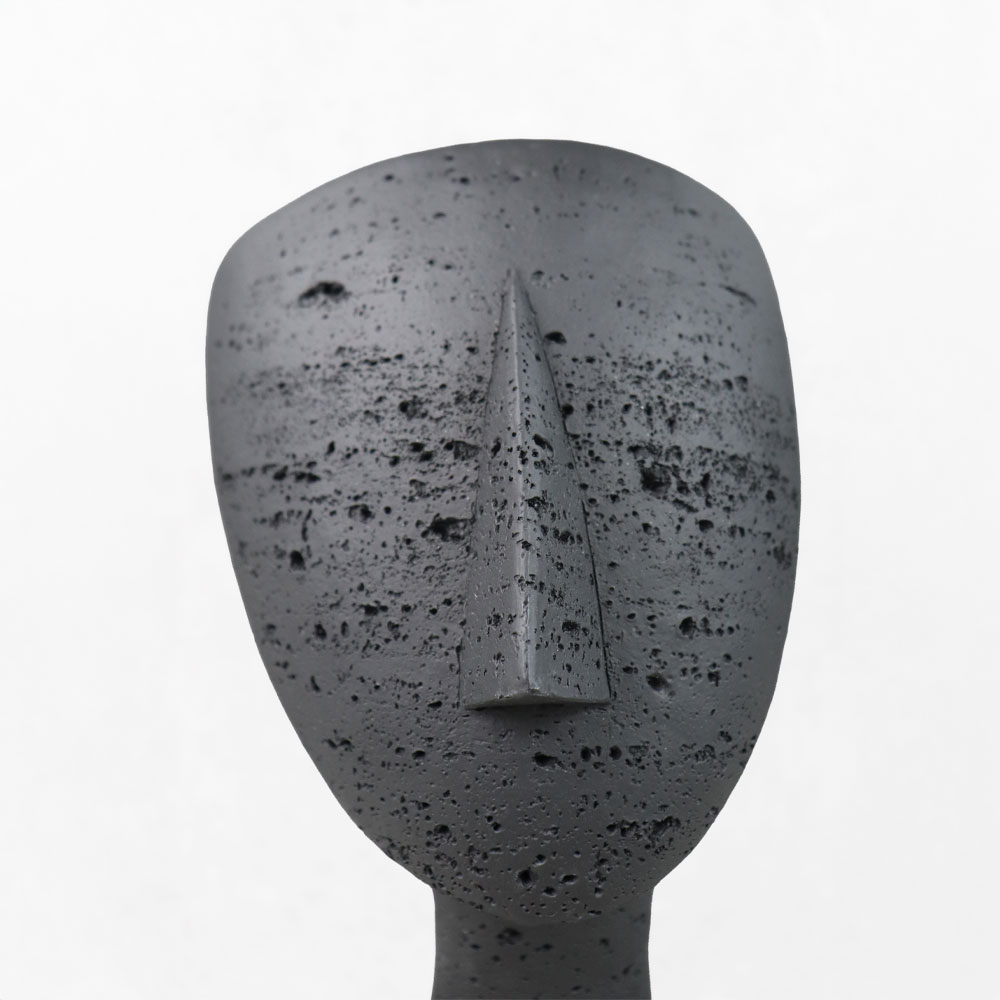 AURA II ΔΙΑΚΟΣΜΗΤΙΚΟ ΠΡΟΣΩΠΟ 19x14x26cm RESIN ΜΑΥΡΟ