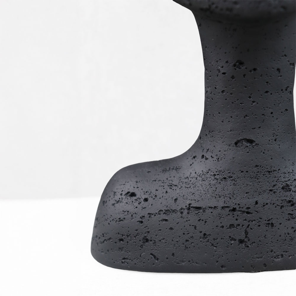 AURA II ΔΙΑΚΟΣΜΗΤΙΚΟ ΠΡΟΣΩΠΟ 19x14x26cm RESIN ΜΑΥΡΟ
